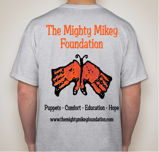 The Mighty Mikey Foundation Fundraiser - unisex shirt design - back
