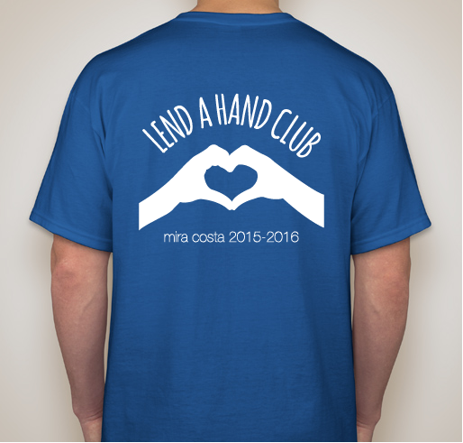 Lend a Hand Club Fundraiser - unisex shirt design - back