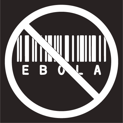 No Ebola (The Relief Tee) (• • •) shirt design - zoomed