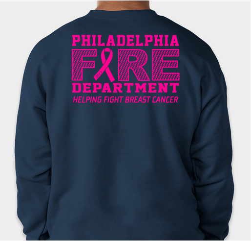 2023 Philadelphia Fire Department | Breast Cancer Awareness Fundraiser Fundraiser - unisex shirt design - back