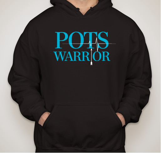 POTS Warrior- NeverGiveUp Fundraiser - unisex shirt design - front