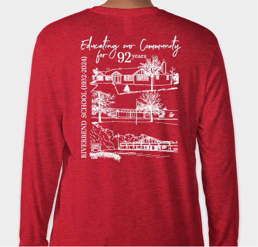 Riverbend Legacy Shirt Fundraiser - unisex shirt design - back