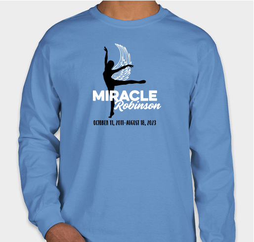 Miracle Robinson Scholarship Fundraiser - unisex shirt design - back