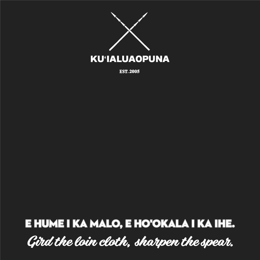 Ola ka Lua! Lua is Life! shirt design - zoomed