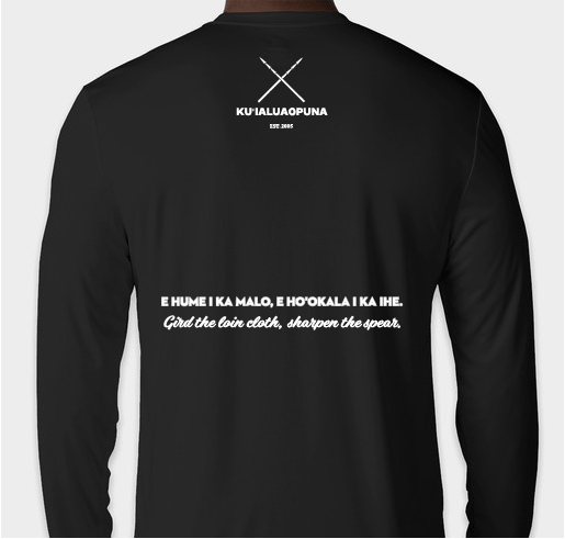 Ola ka Lua! Lua is Life! Fundraiser - unisex shirt design - back