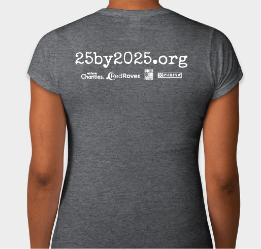 Support RedRover's 2023 DVAM t-shirt Fundraiser - unisex shirt design - back