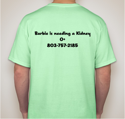Help with Expenses of a Kidney Transplant Fundraiser - unisex shirt design - back