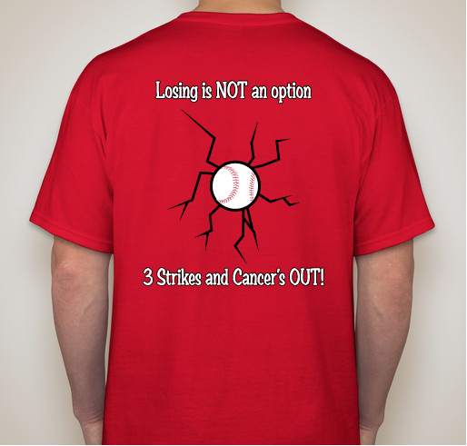 Strike Out Childhood Cancer! Fundraiser - unisex shirt design - back