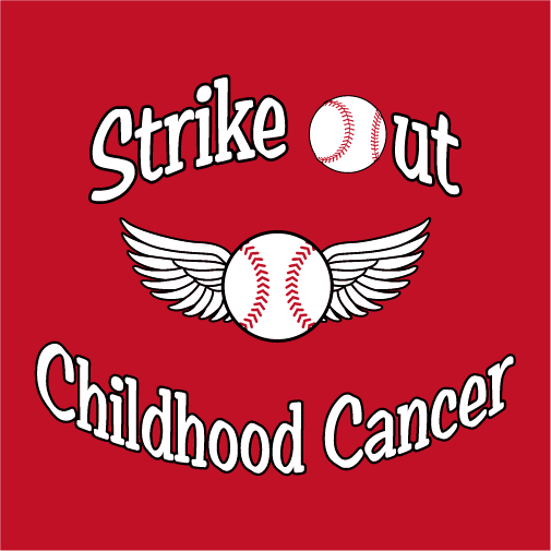 Strike Out Childhood Cancer! shirt design - zoomed