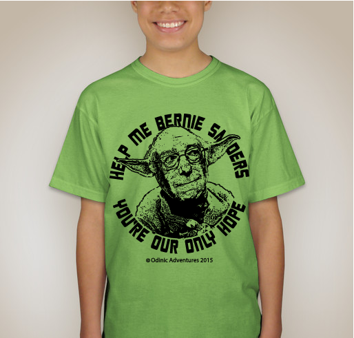 Help Me Bernie Sanders Fundraiser - unisex shirt design - back