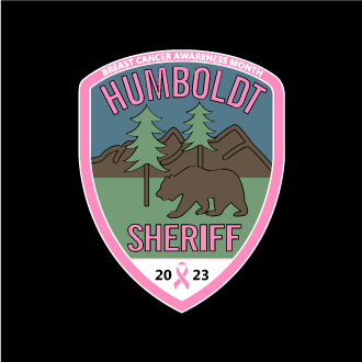 HCSO Pink Patch Project shirt design - zoomed