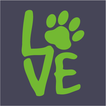 The Dog Lovers T shirt design - zoomed