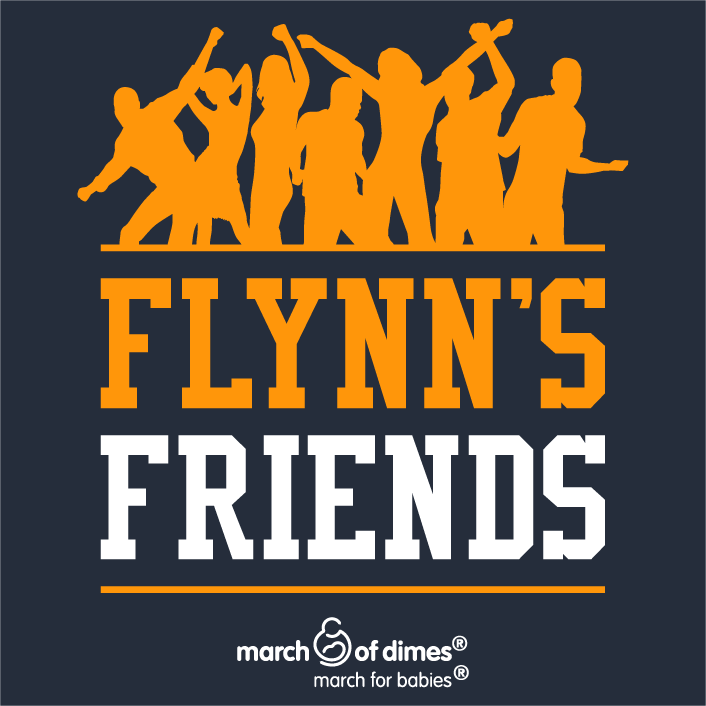 Flynn's Friends - March of Dimes Ambassador Family 2016 shirt design - zoomed