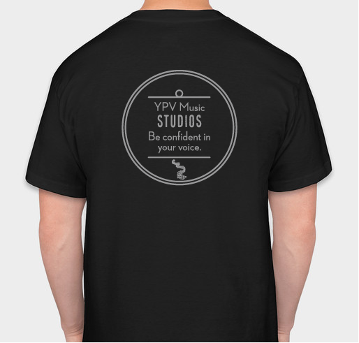 YPV Student Performance Fundraiser - unisex shirt design - back