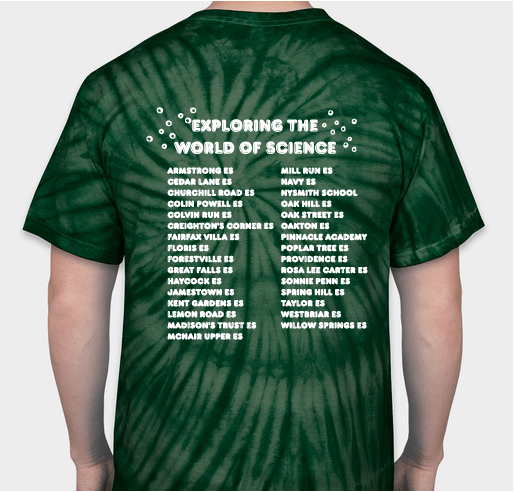 Virginia Science Olympiad Commemorative 2023 Div. A Shirts Fundraiser - unisex shirt design - back