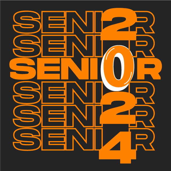 2024 OOHS Senior T-shirt shirt design - zoomed