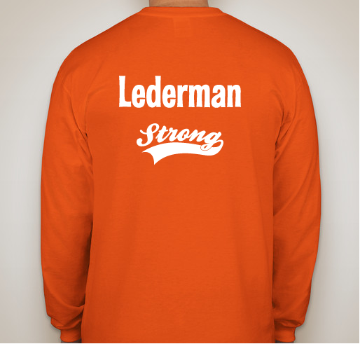 Lederman Strong Fundraiser - unisex shirt design - back