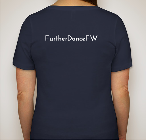 FurtherDance Friday T-shirt Campaign Fundraiser - unisex shirt design - back