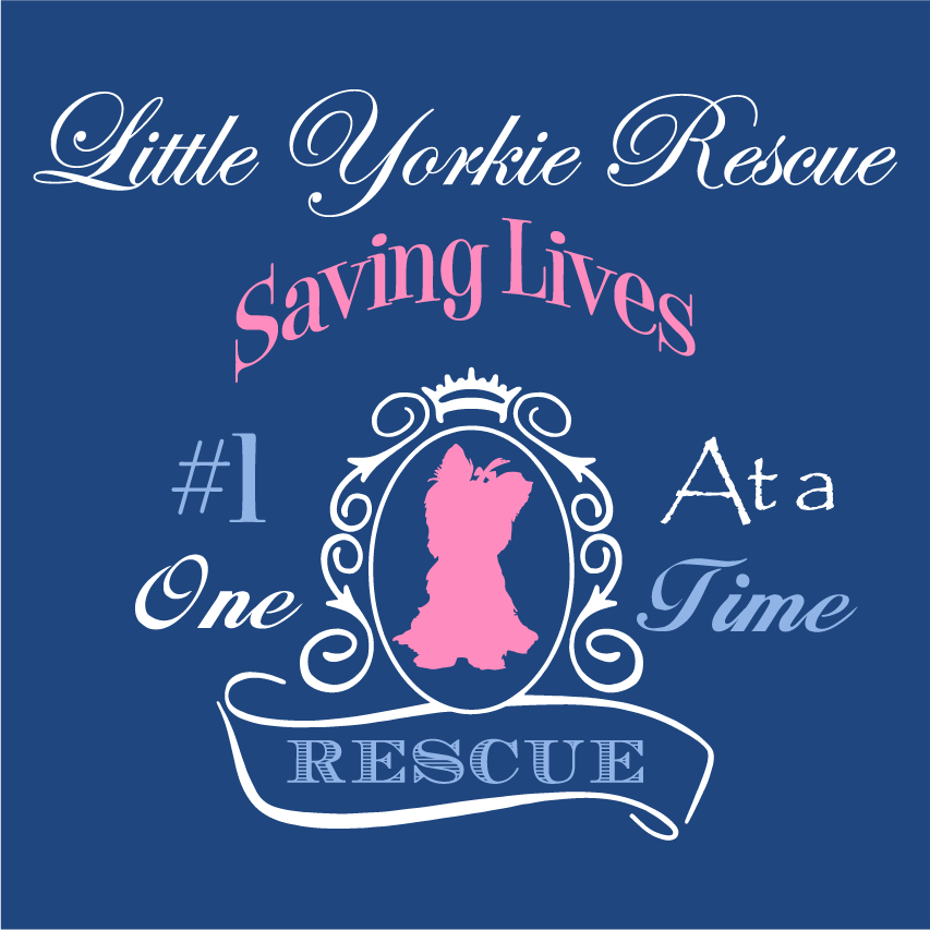 Little Yorkie Rescue T-Shirt (women's) shirt design - zoomed