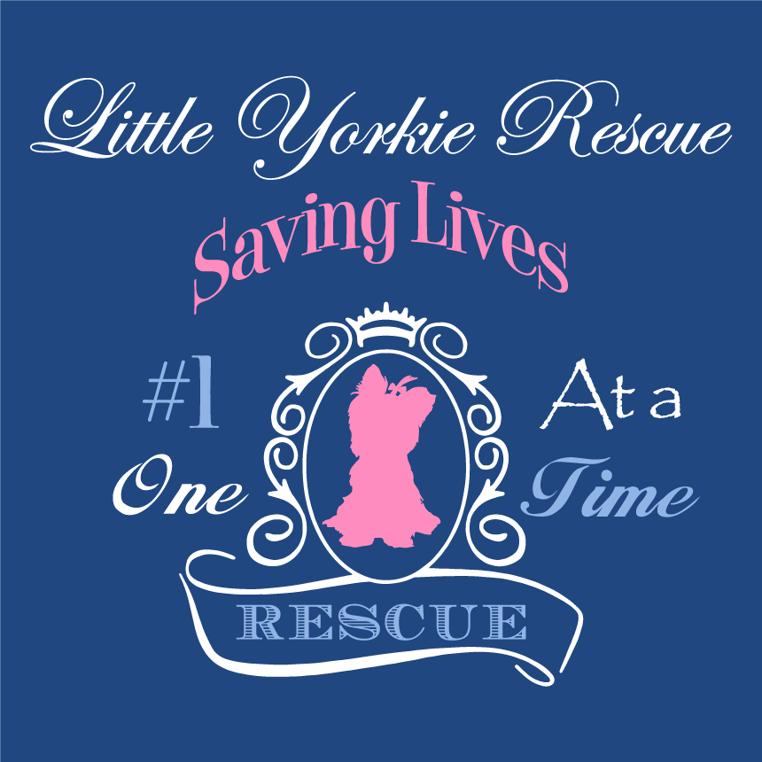 Little Yorkie Rescue T-Shirts shirt design - zoomed