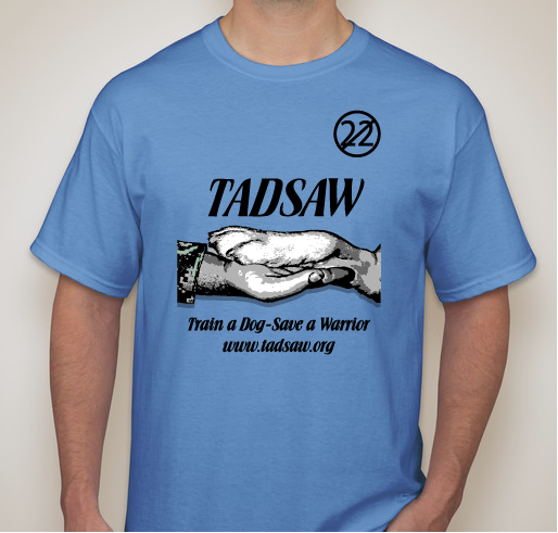 Train a Dog, Save a Warrior Fundraiser - unisex shirt design - front