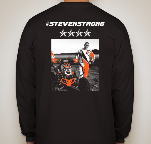 #STEVENSTRONG Fundraiser - unisex shirt design - back