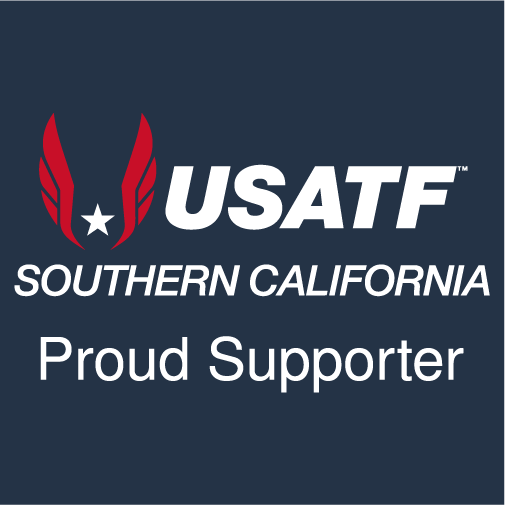 USATF Southern California supports walking, running, track & field for all ages and abilities shirt design - zoomed
