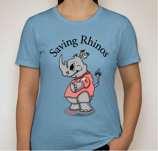 Rhino Conservation Fundraiser! Fundraiser - unisex shirt design - front