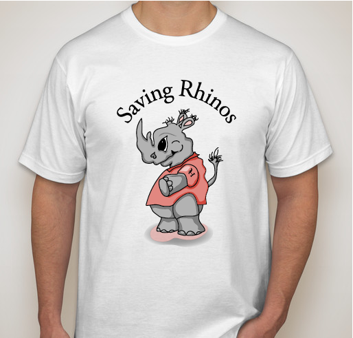 Rhino Conservation Fundraiser! Fundraiser - unisex shirt design - front