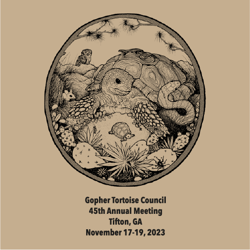 Gopher Tortoise Council 2023 Meeting Shirts shirt design - zoomed