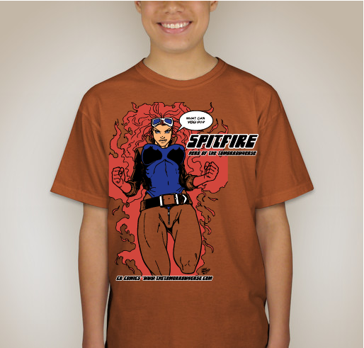 Spitfire #1 Limited Edition T-Shirt Fundraiser - unisex shirt design - back
