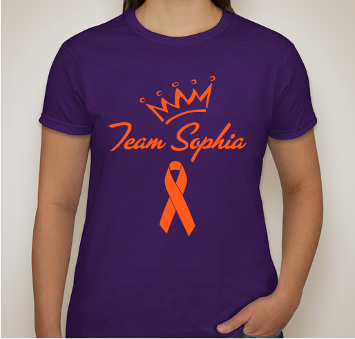 Sophia's Odyssey Fundraiser - unisex shirt design - front