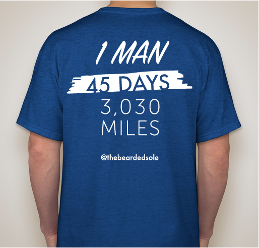 Adam Kimble's Race Across America! Fundraiser - unisex shirt design - back