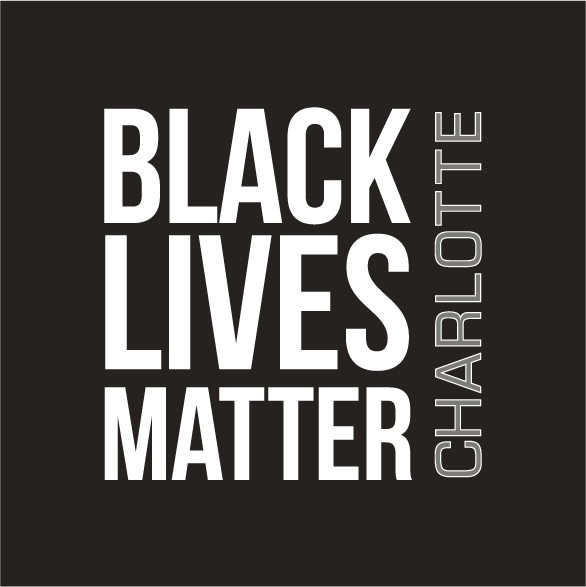 Black Lives Matter Charlotte shirt design - zoomed