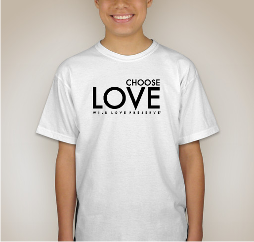 Choose Love: Help Us Save Idaho Wild Horses Fundraiser - unisex shirt design - back