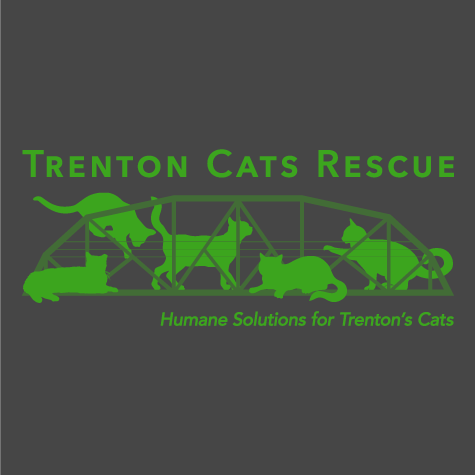 Trenton Cats Rescue Winter 2023 Fundraiser shirt design - zoomed