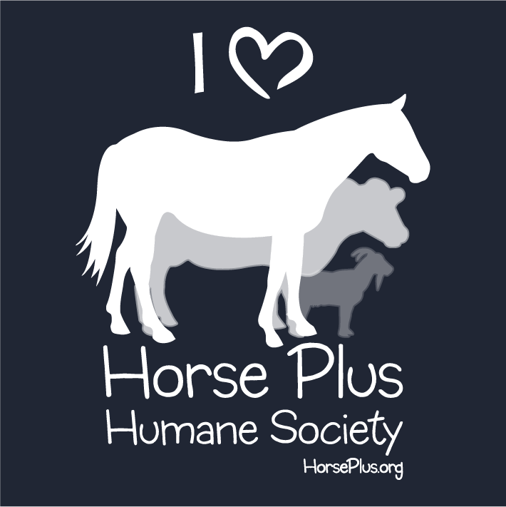 Horse Plus Humane Society Fundraiser shirt design - zoomed