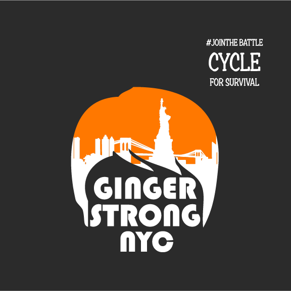 Team Ginger Strong NYC shirt design - zoomed