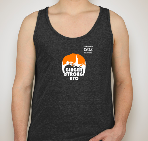 Team Ginger Strong NYC Fundraiser - unisex shirt design - front