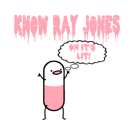 KnowRayJones - Come Thru Tee shirt design - zoomed