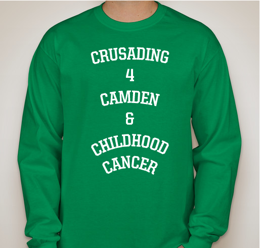 Camden's Crusade! (Child-friendly version) Fundraiser - unisex shirt design - front
