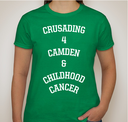 Camden's Crusade! (Child-friendly version) Fundraiser - unisex shirt design - front