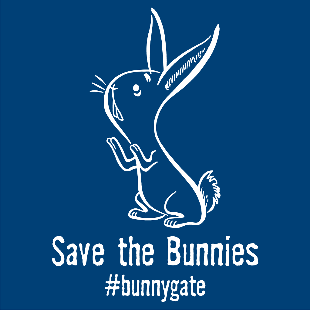Save The Bunnies shirt design - zoomed