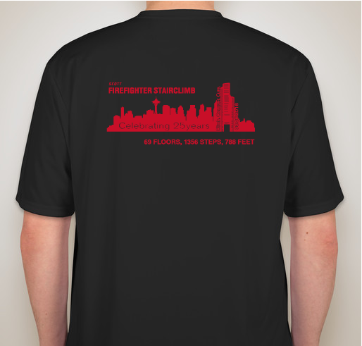 South Lane County Fire and Rescue Firefighter Stairclimb Fundraiser Fundraiser - unisex shirt design - back