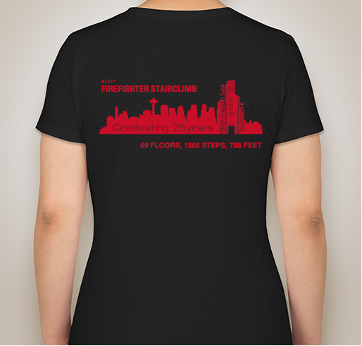 South Lane County Fire and Rescue Firefighter Stairclimb Fundraiser Fundraiser - unisex shirt design - back