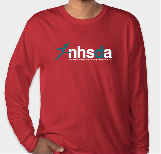 National Honor Society for Dance Arts Logo Apparel Fundraiser - unisex shirt design - front