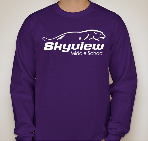 Show your SKYVIEW MIDDLE SCHOOL spirit! Fundraiser - unisex shirt design - front