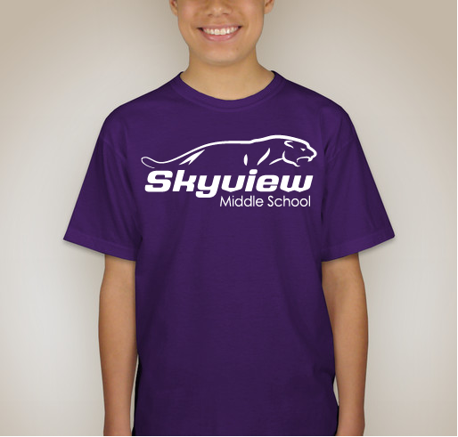 Show your SKYVIEW MIDDLE SCHOOL spirit! Fundraiser - unisex shirt design - back
