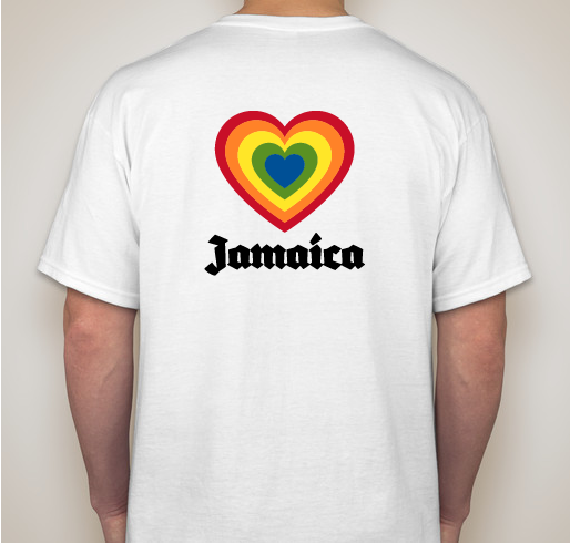 Jamaica - One Love Fundraiser - unisex shirt design - back