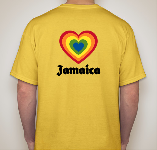 Jamaica - One Love Fundraiser - unisex shirt design - back